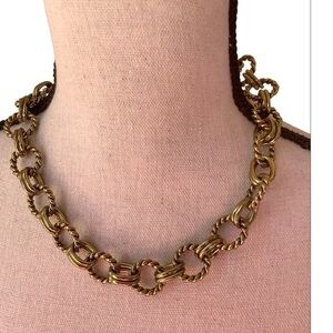 Heidi Daus link Gold Necklace